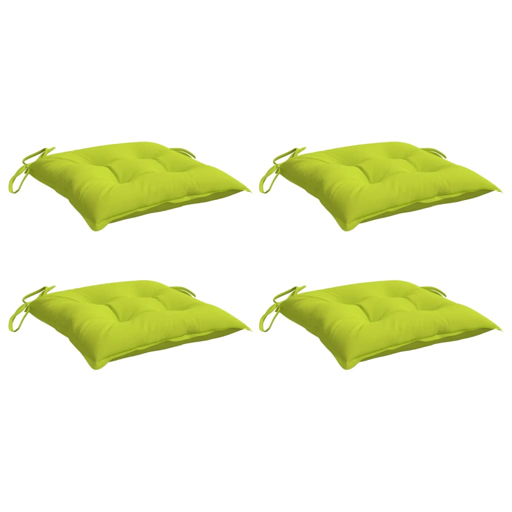 Stuhlkissen 4 Stk. Hellblau 40x40x7 cm Oxford-Gewebe