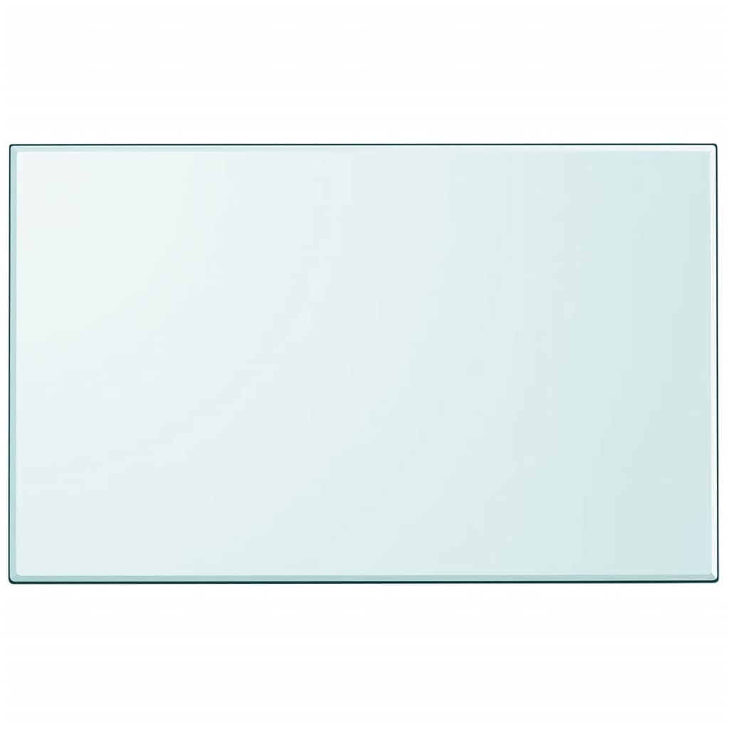 Tischplatte aus gehärtetem Glas quadratisch 700x700 mm