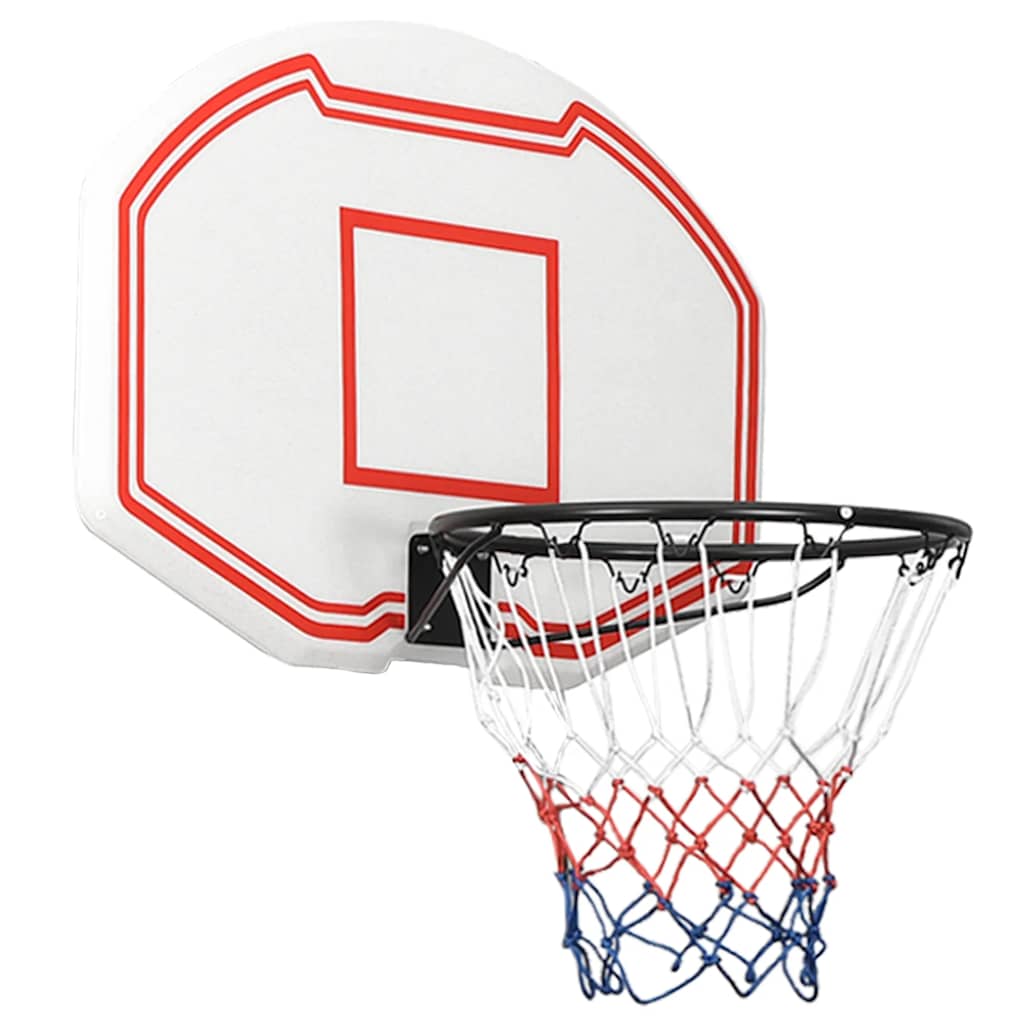 Basketballkorb Weiß 109x71x3 cm Polyethylen