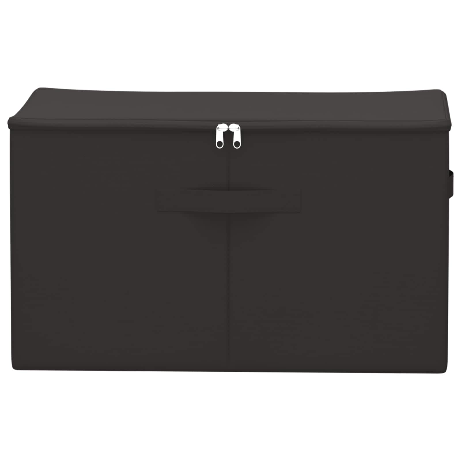 Aufbewahrungsbox Stoff 50x30x25 cm Anthrazit