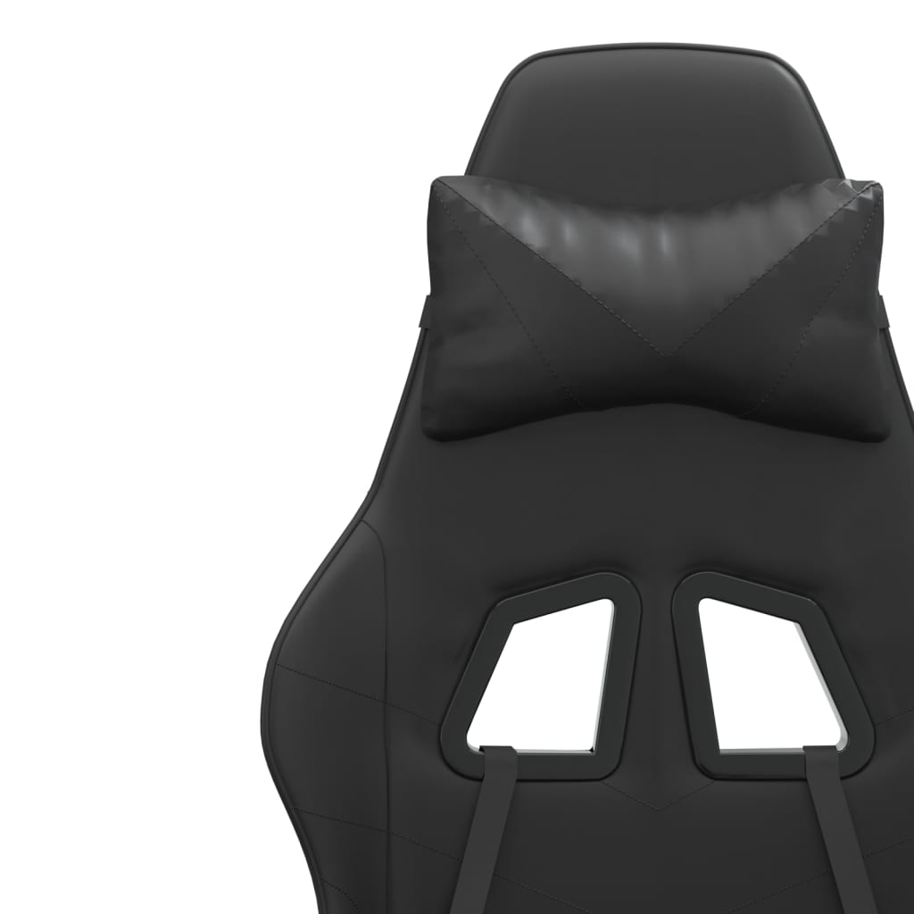 Gaming-Stuhl Drehbar Schwarz und Rot Kunstleder