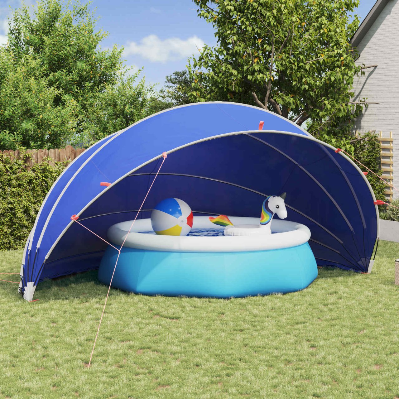 Pool-Dome 336 x 322 x 160 cm 185T Polyester mit PU-Beschichtung