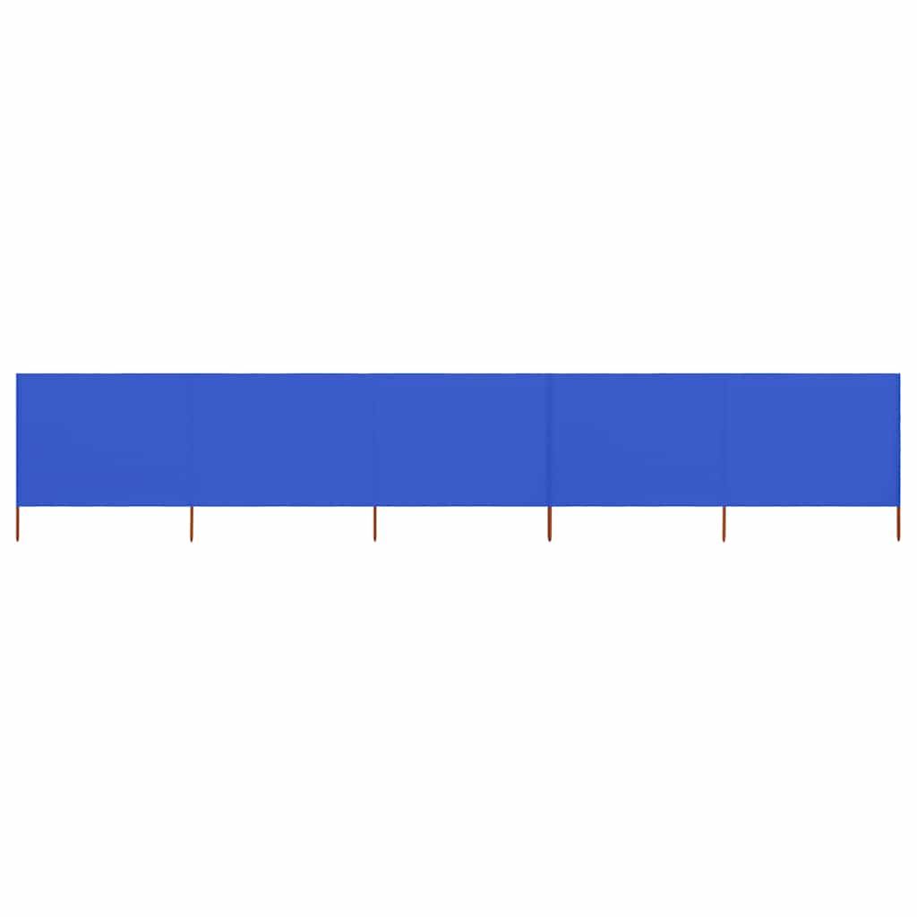 3-teiliges Windschutzgewebe 400 x 120 cm Weiß