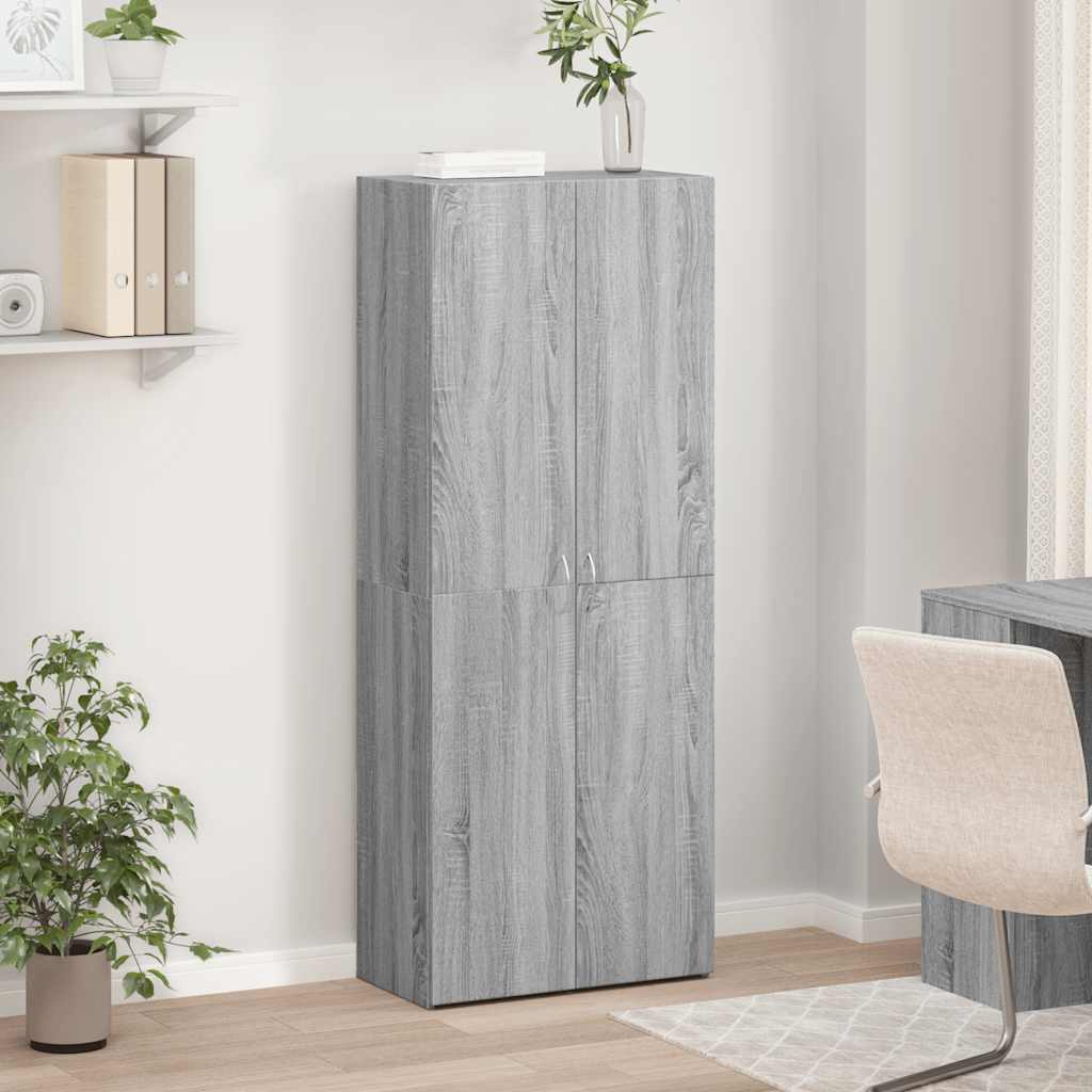 Aktenschrank Weiß 60x32x153 cm Holzwerkstoff