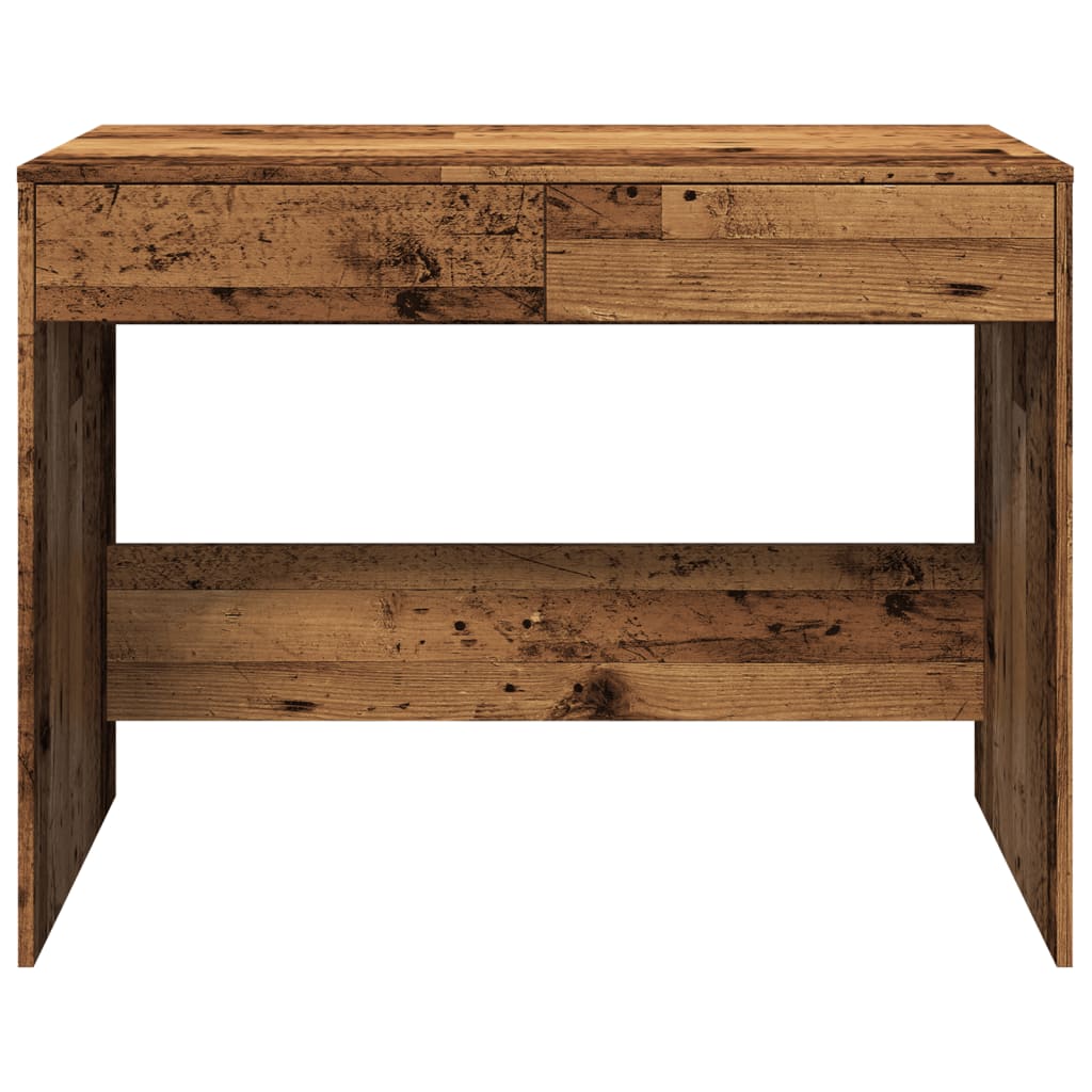 Schreibtisch Weiß 101x50x76,5 cm Holzwerkstoff