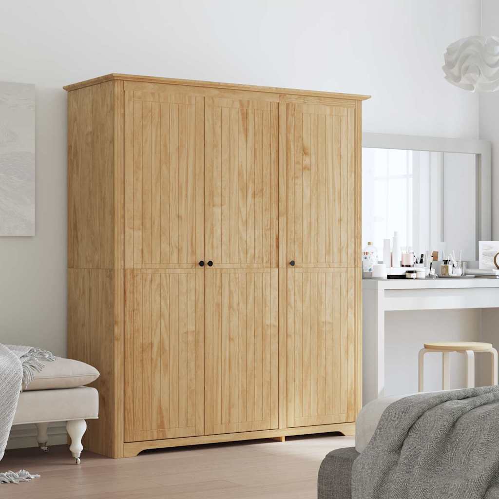 Kleiderschrank BODO Honigbraun 53,5 x 99 x 173 cm Holzwerkstoff