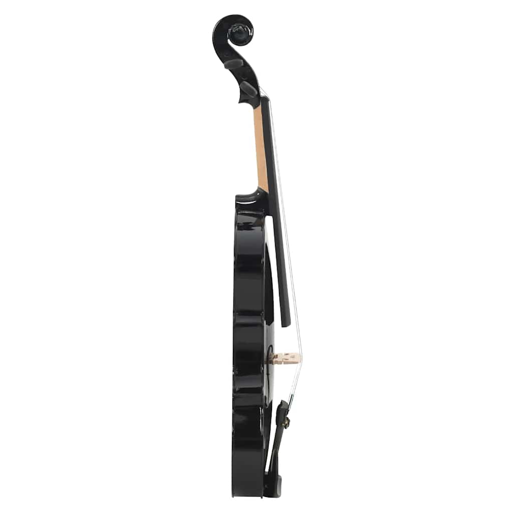 Violine Komplettset mit Bogen und Kinnhalter Dunkles Holz 4/4