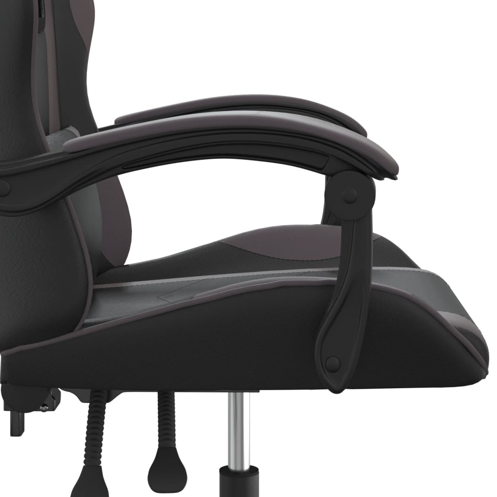 Gaming-Stuhl Schwarz und Golden Kunstleder