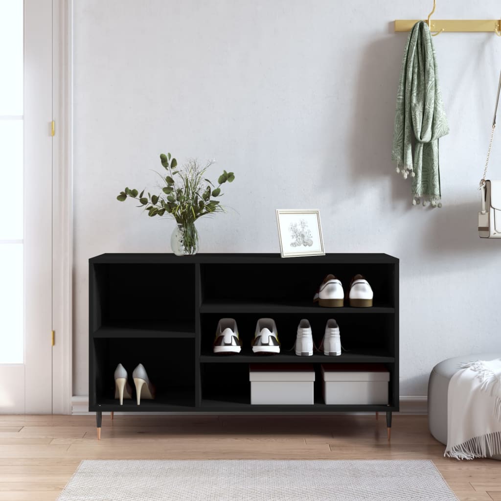 Schuhregal Weiß 102x36x60 cm Holzwerkstoff