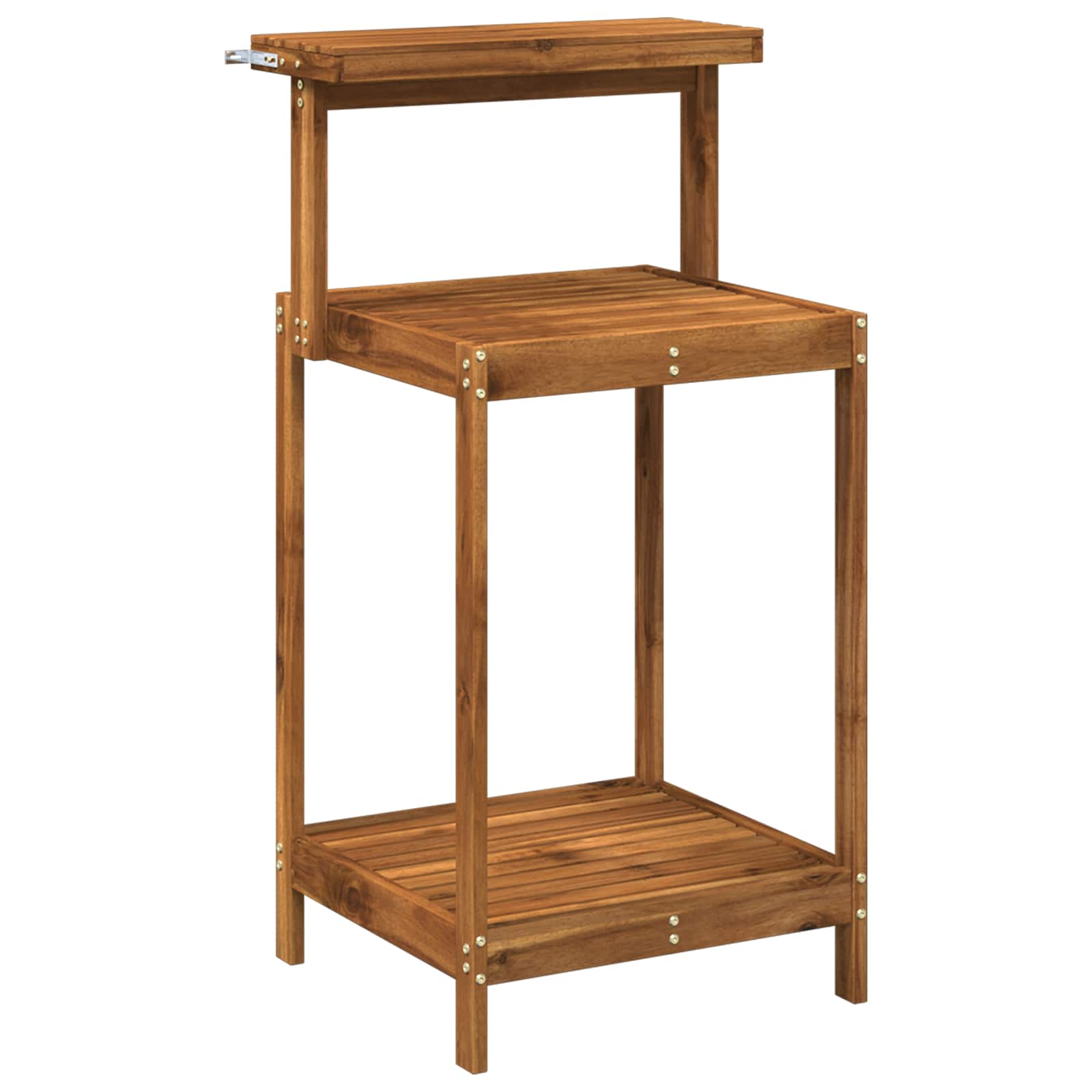 Outdoor Umtopfbank 56,5 x 48,5 x 107 cm Massivholz Akazie Natur