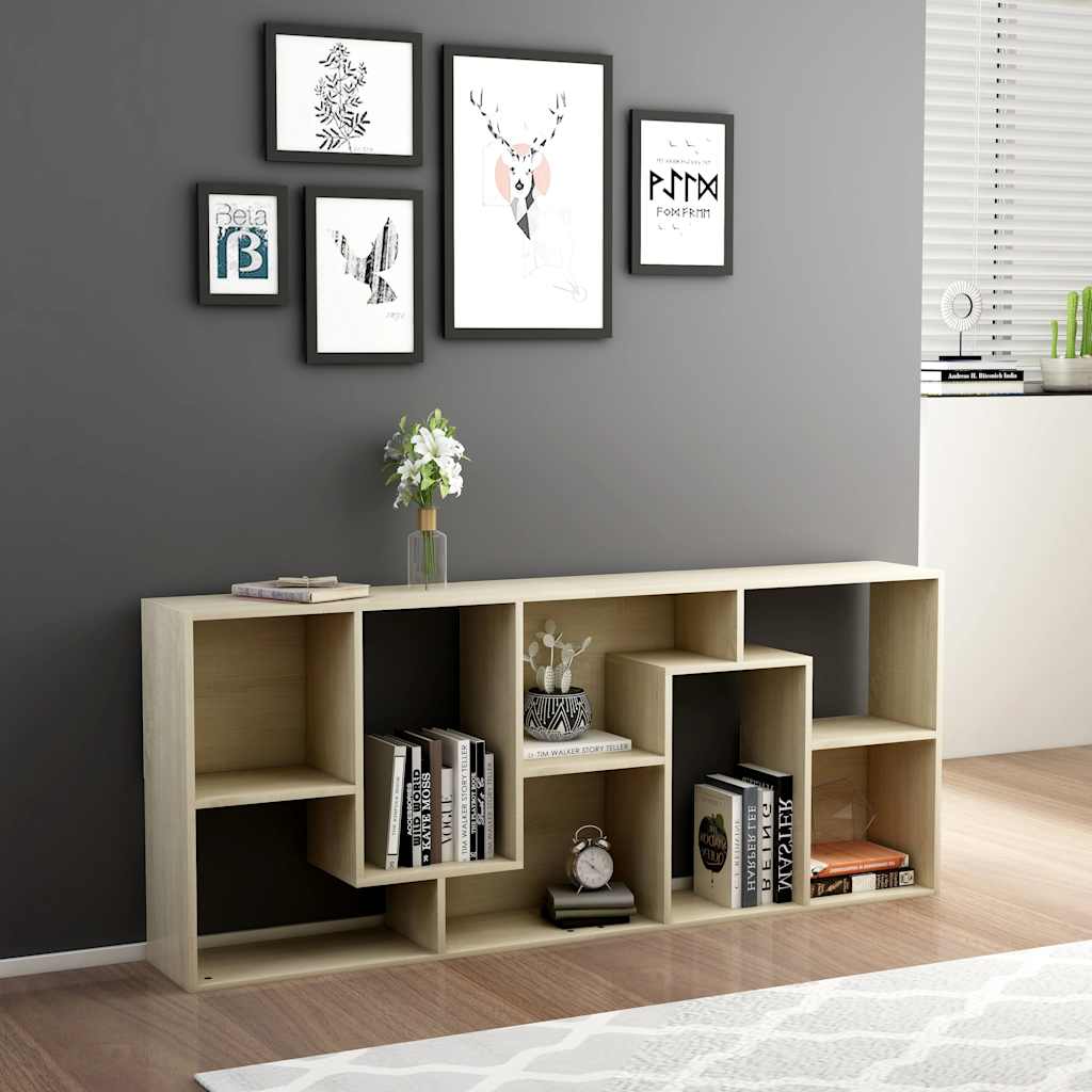 Bücherregal Weiß 67x24x161 cm Holzwerkstoff