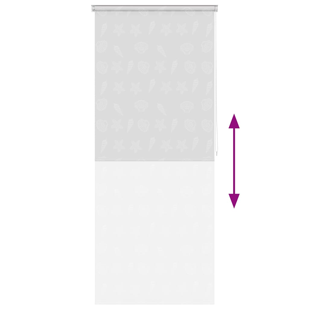 Duschrollo 80x240 cm Weiß
