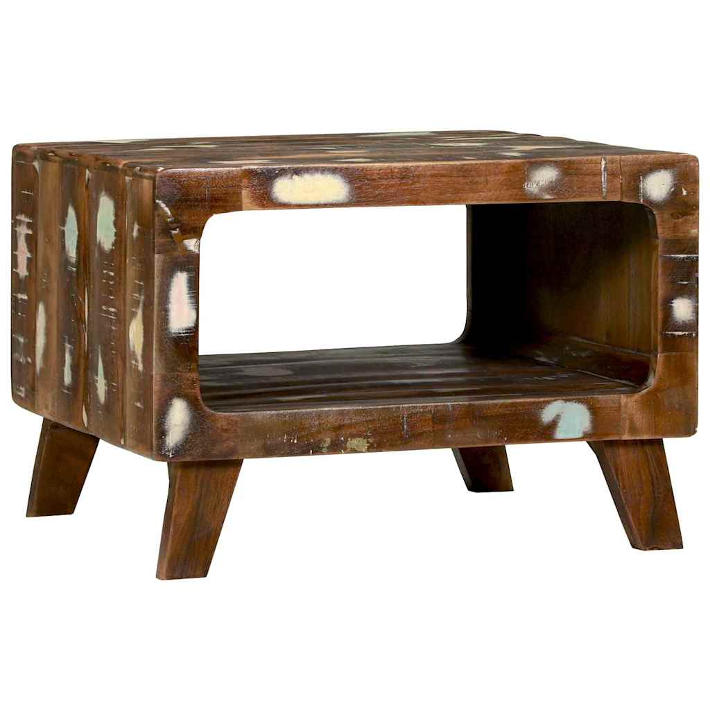 Couchtisch 90 x 50 x 35 cm Massives upgecyceltes Holz