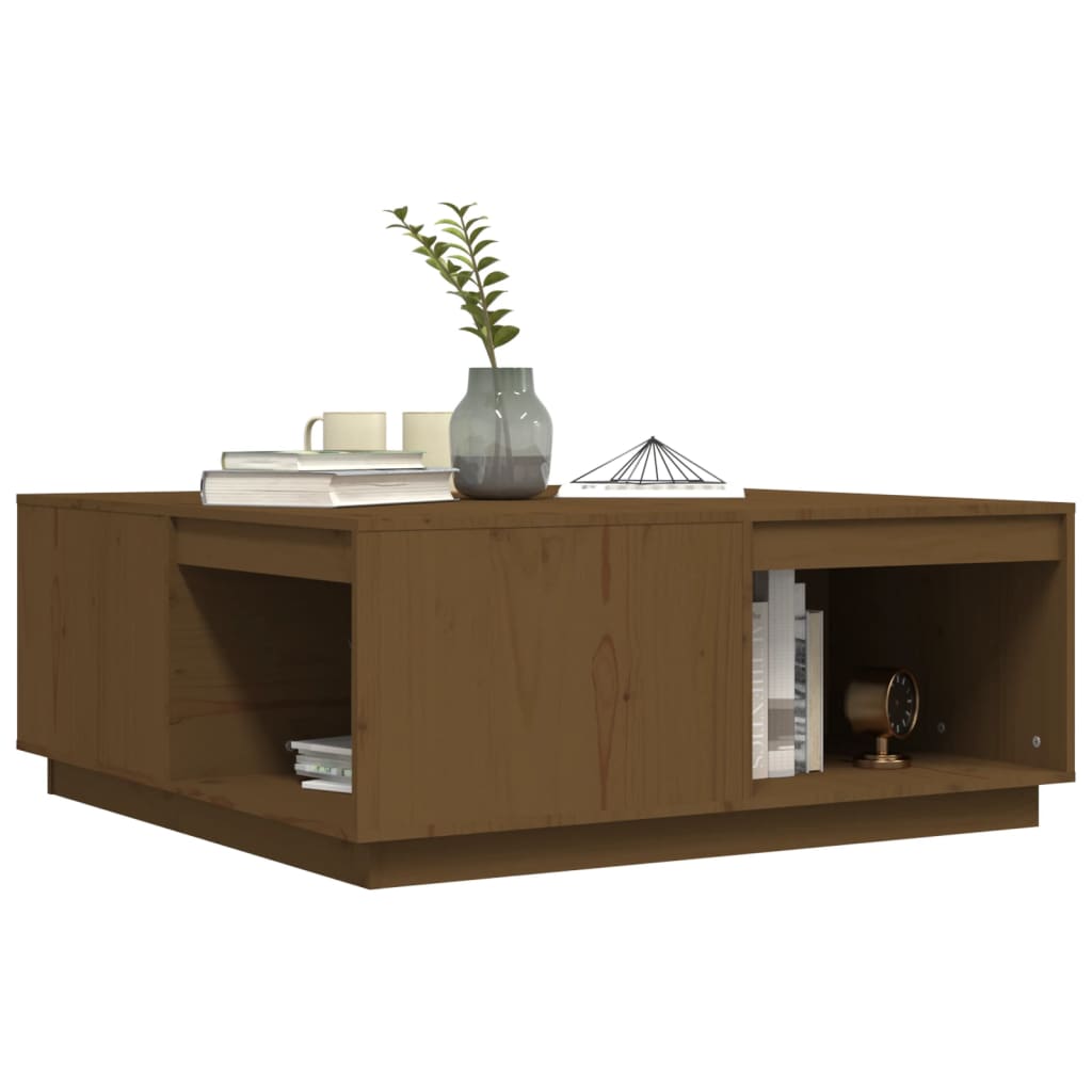 Couchtisch 100x101x40,5 cm Massivholz Kiefer