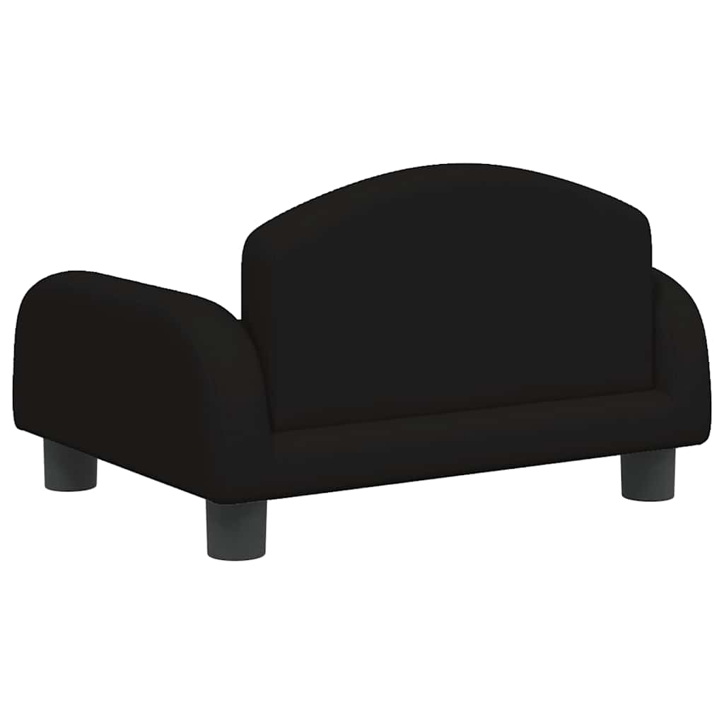 Kindersofa Creme 70x45x30 cm Stoff