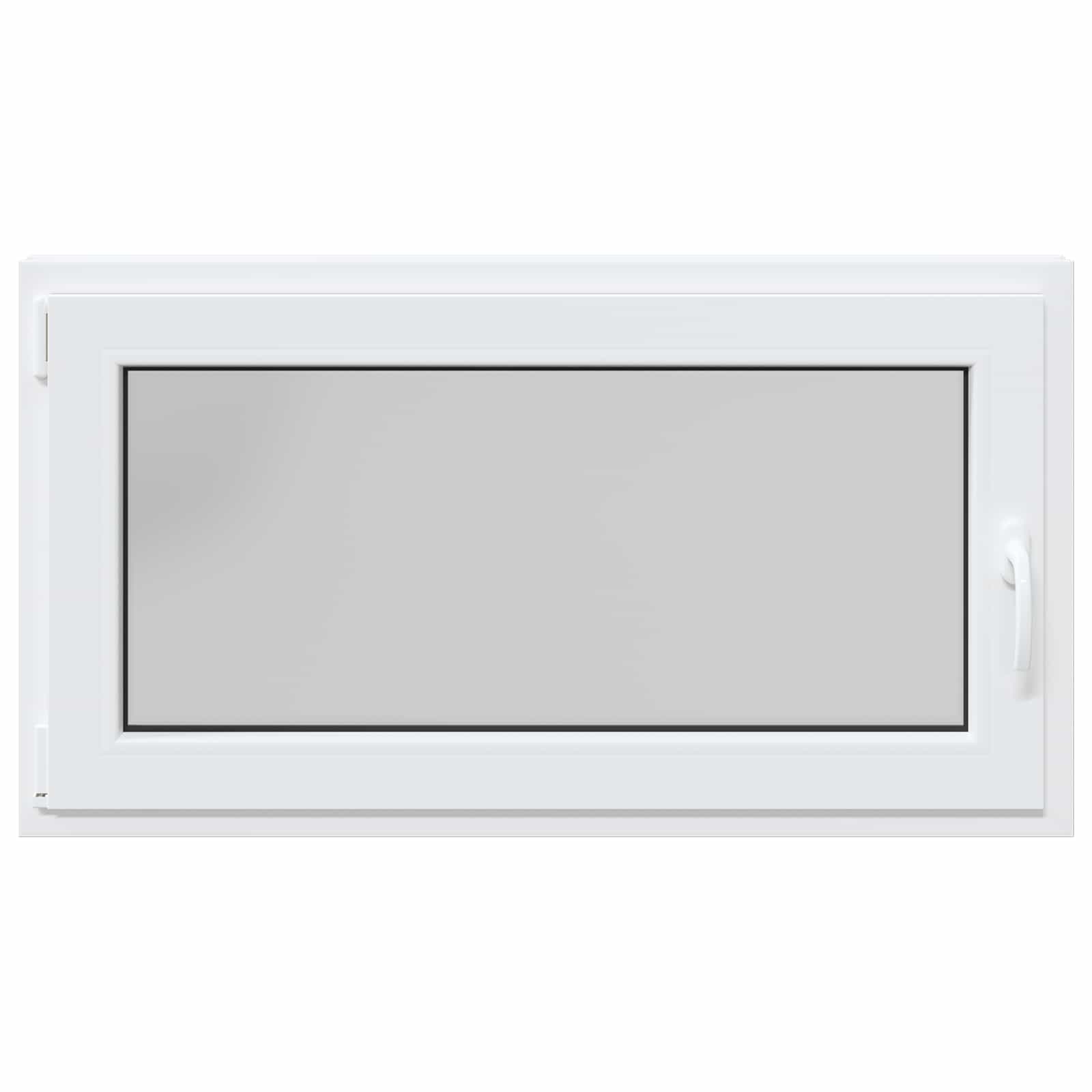 Kellerfenster RISOR 50 x 50 cm PVC und Glas Weiß