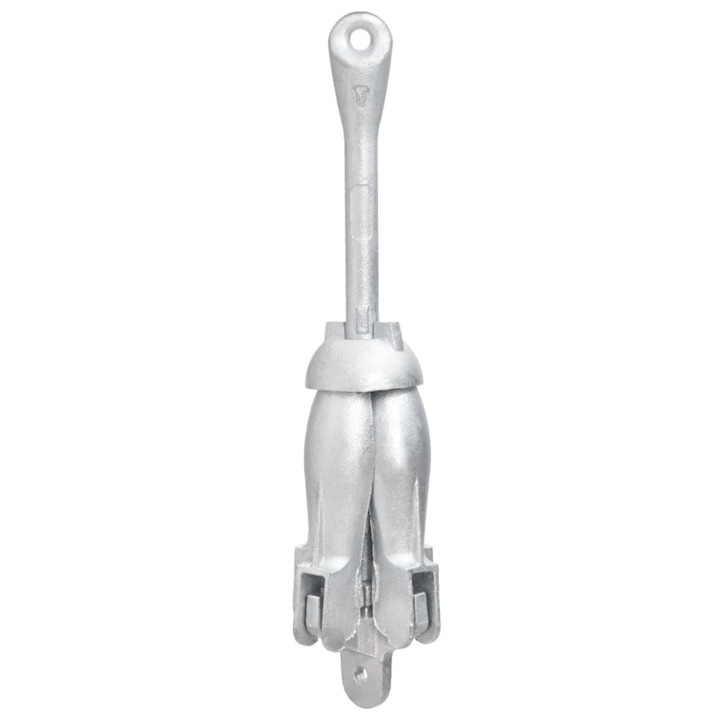 Klappanker Silber 0,7 kg Feuerverzinktes Gusseisen