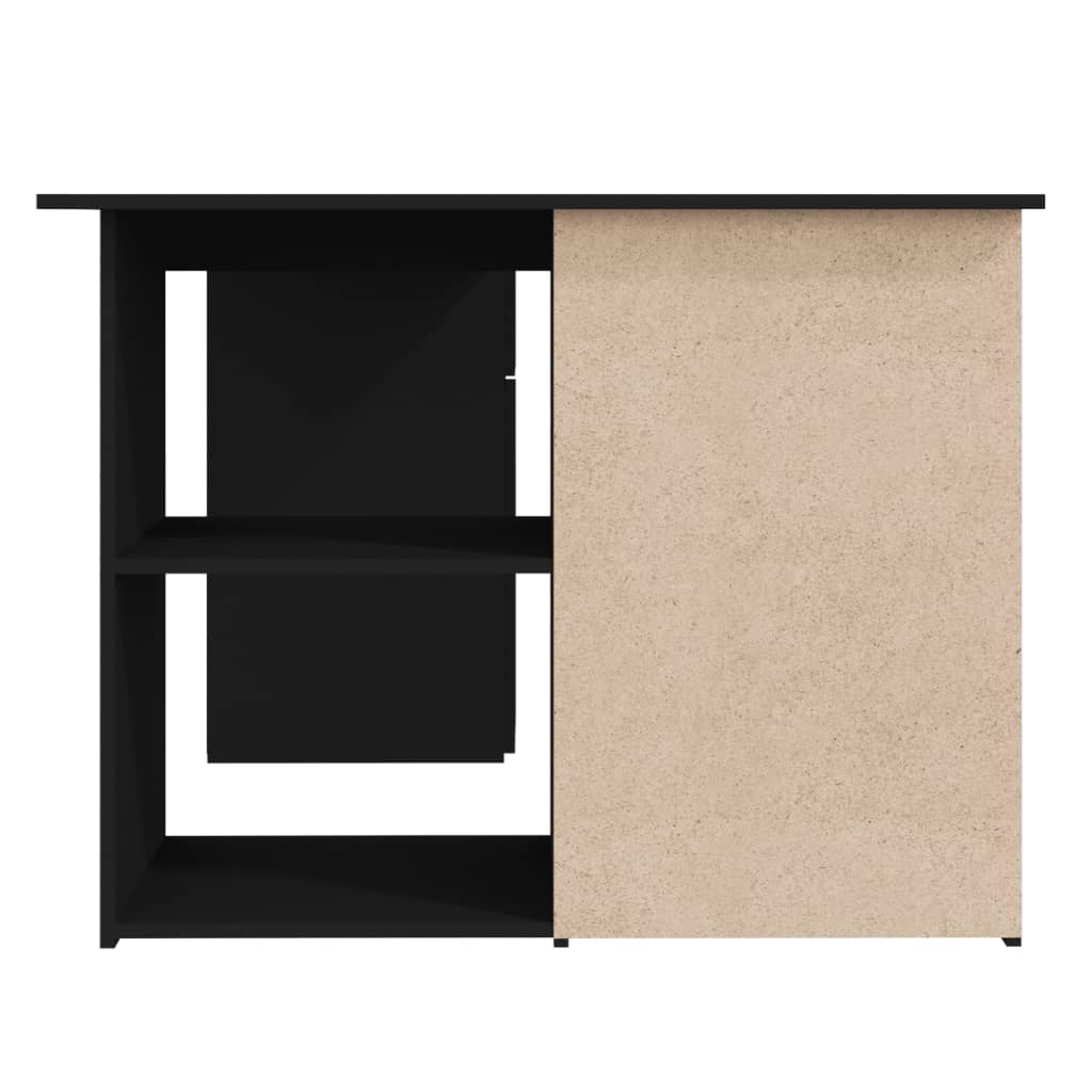 Eckschreibtisch Weiß 145x100x76 cm Holzwerkstoff