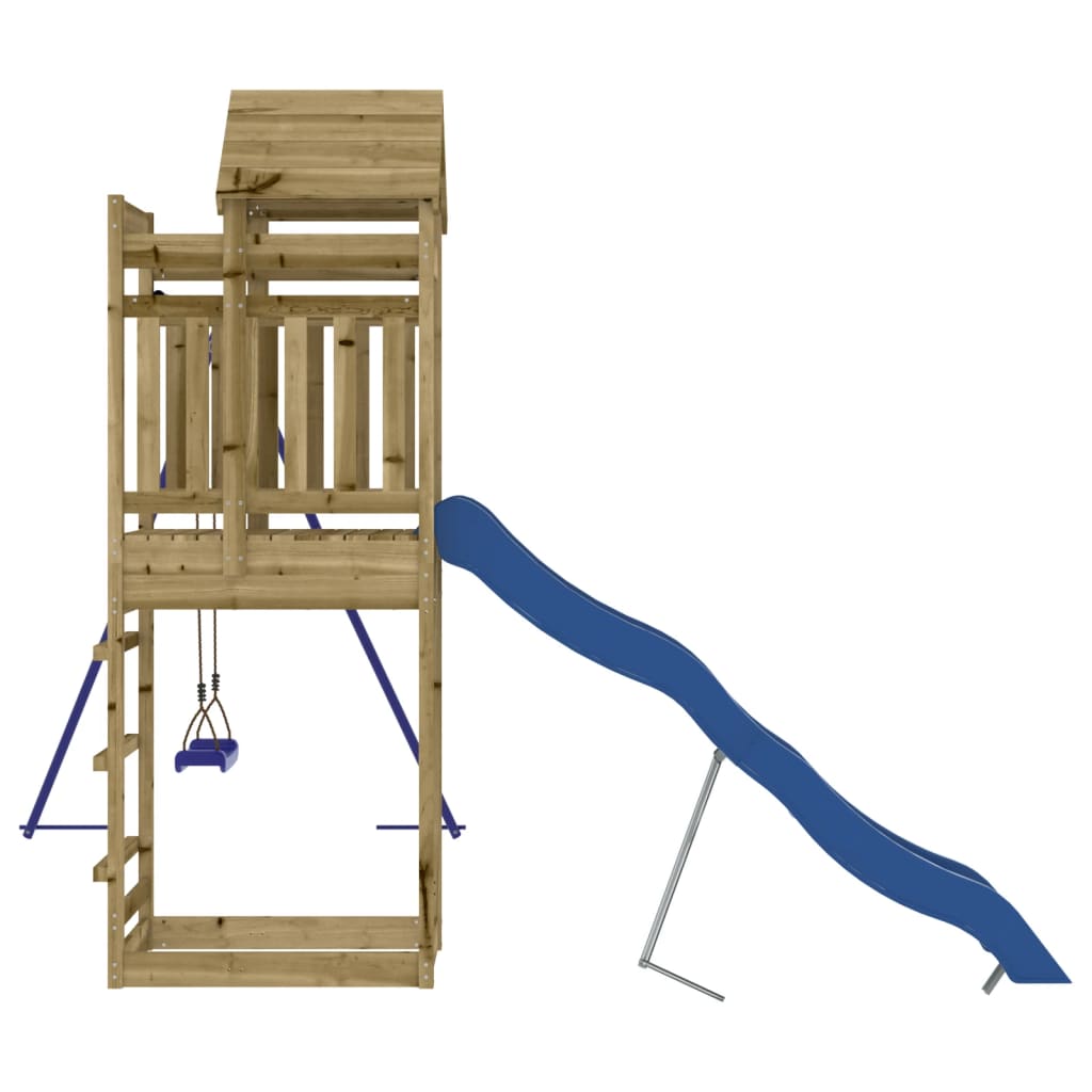 Spielturm Massivholz Kiefer