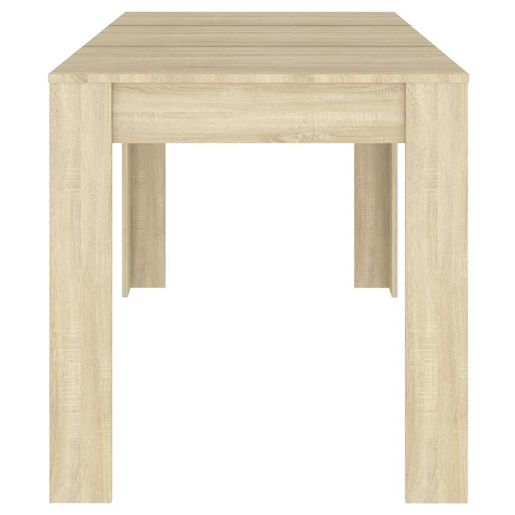 Esstisch Weiß 140x74,5x76 cm Holzwerkstoff
