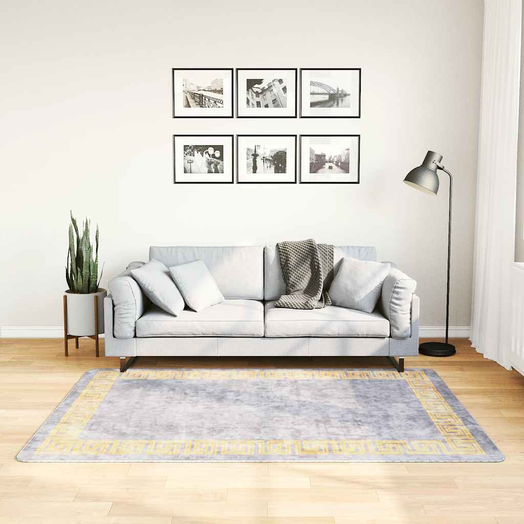 Teppich Waschbar Mehrfarbig 160x230 cm