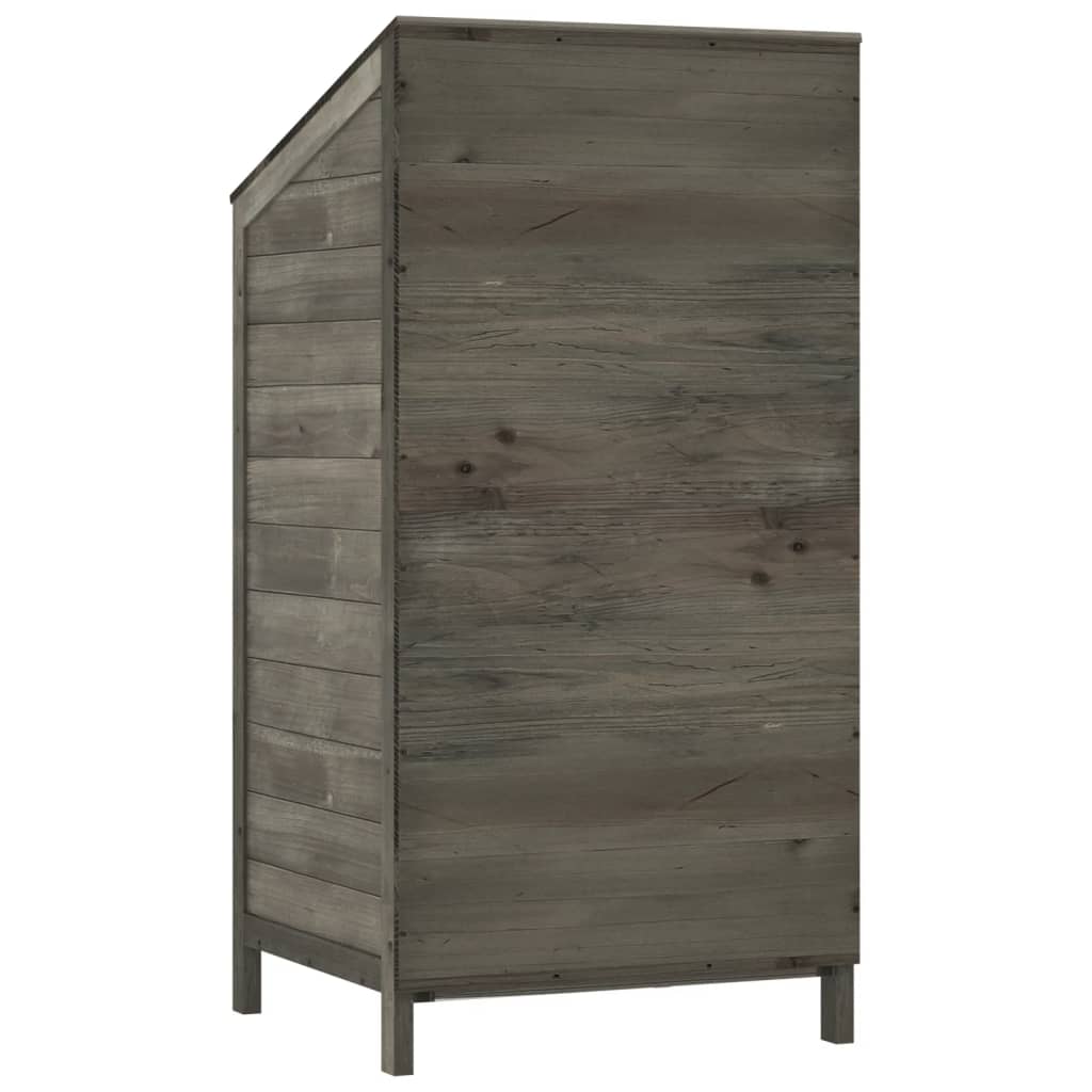 Geräteschuppen 55x52x174,5 cm Massivholz Tanne