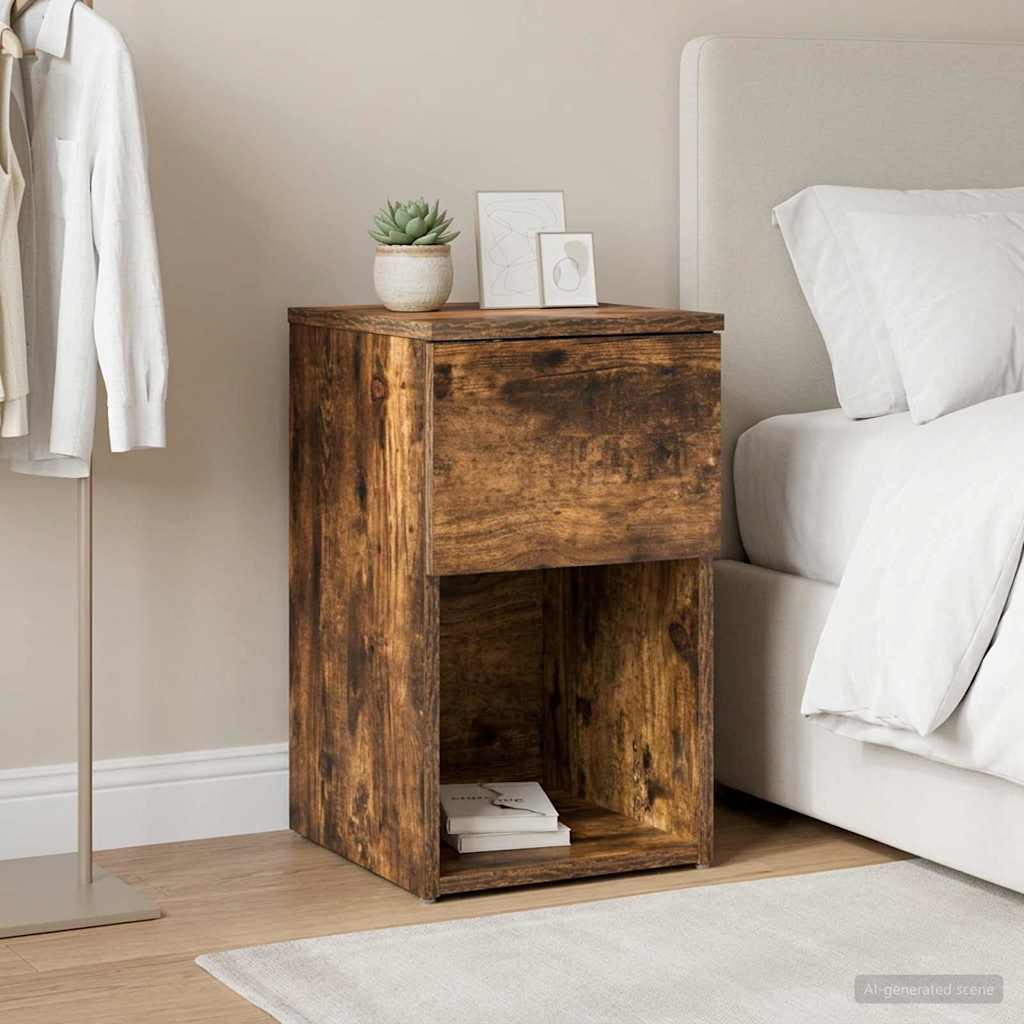 Bettschrank Weiß 29 x 31,5 x 49 cm Holzwerkstoff