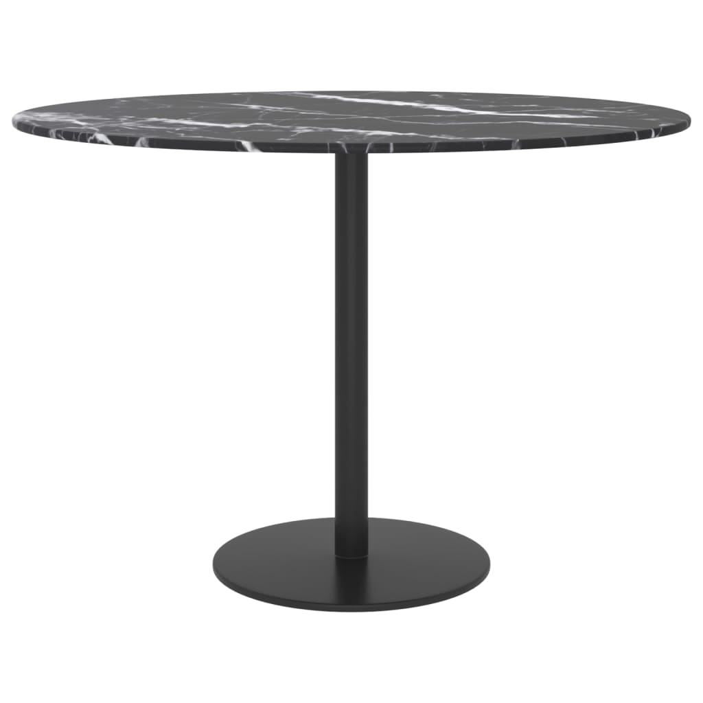 Tischplatte aus gehärtetem Glas quadratisch 700x700 mm