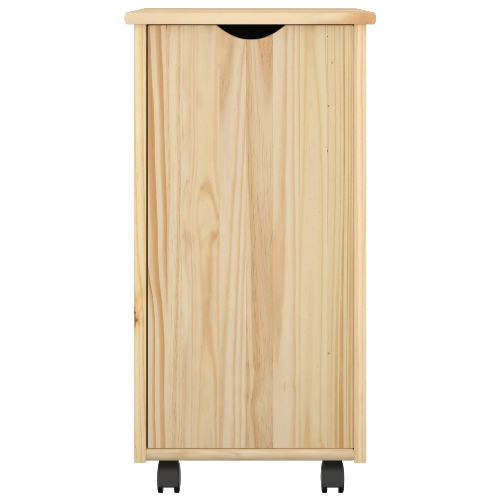 Rollschrank Honigbraun 34 x 39 x 65,5 cm Massivholz Kiefer
