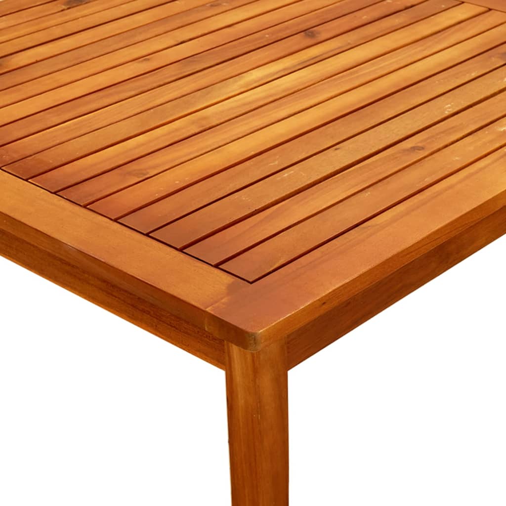 Couchtisch Helles Akazienholz 45 x 45 x 36 cm Massivholz Akazie