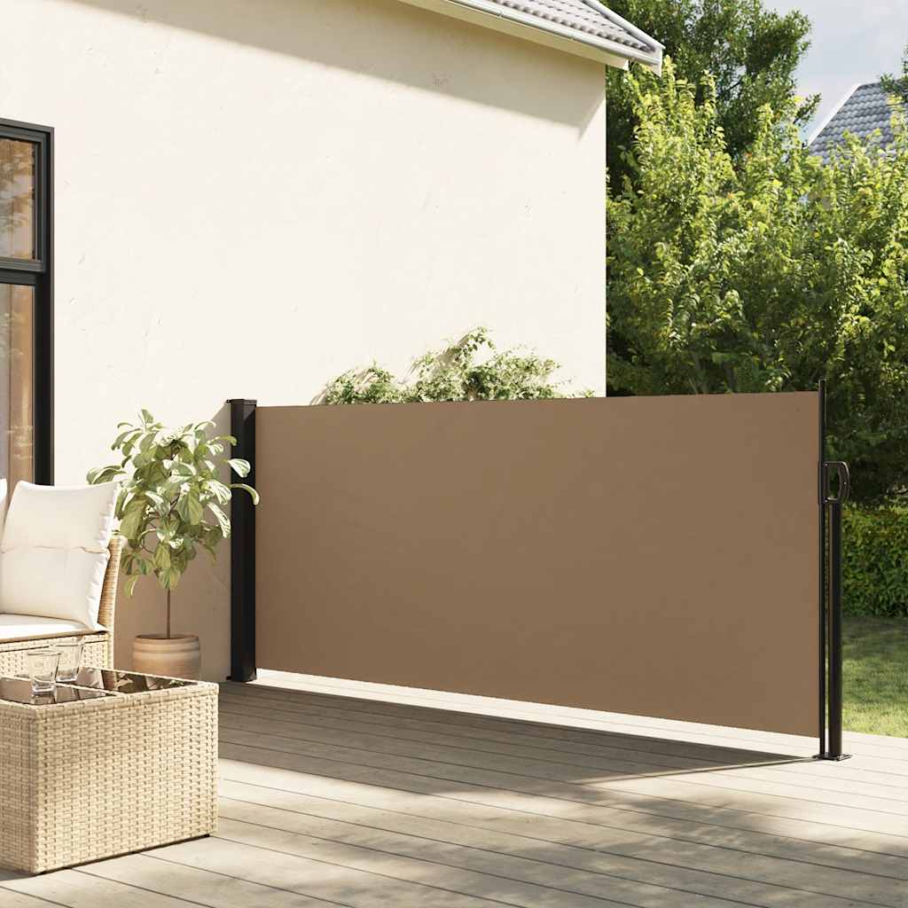 Seitenmarkise Ausziehbar Schwarz 100x300 cm