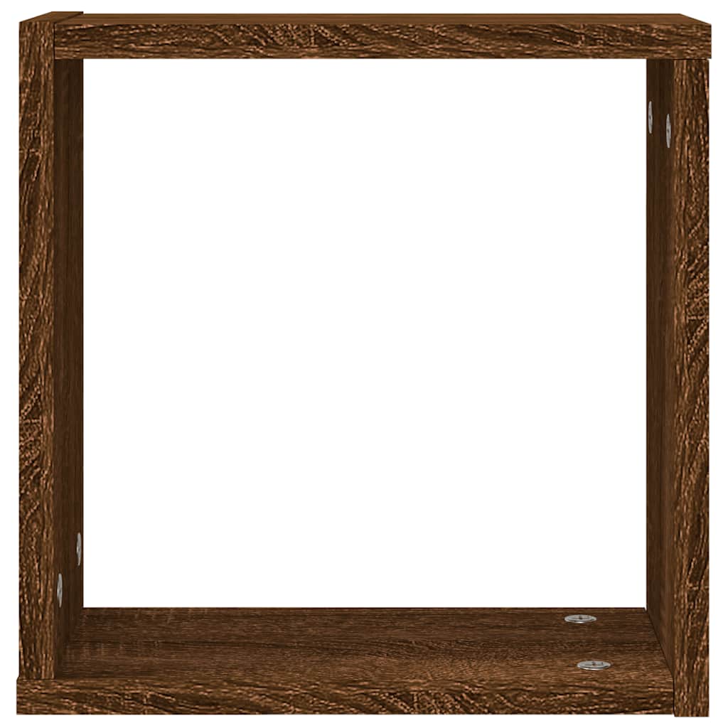 Würfelregale 2 Stk. Weiß 30x15x30 cm