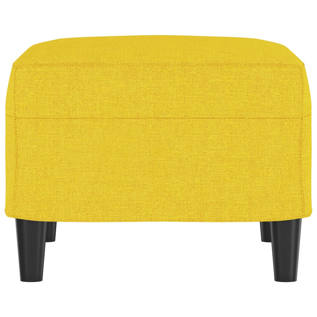 Fußhocker Hellgrau 60x50x41 cm Stoff
