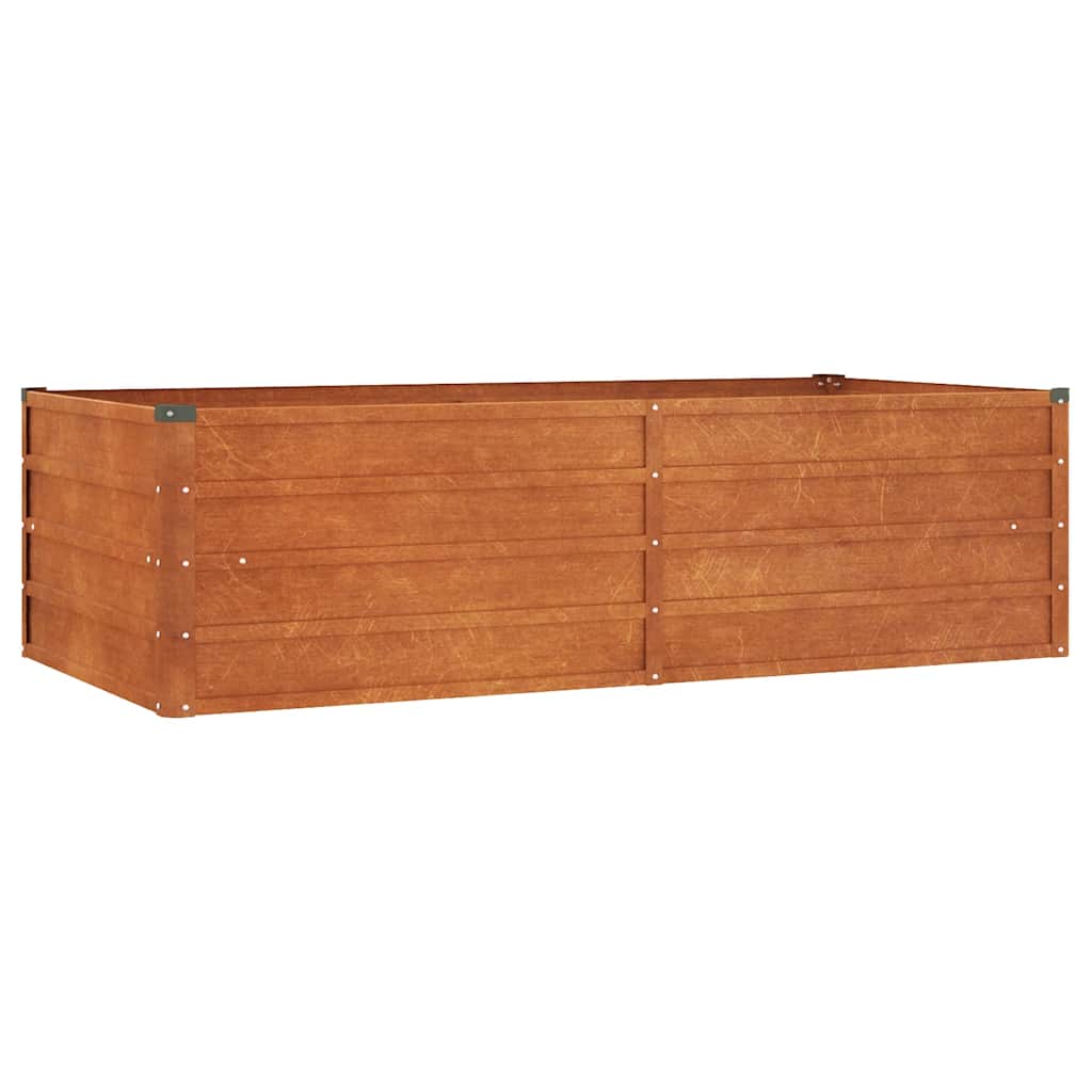 Hochbeet Rostig 100x100x77 cm Cortenstahl