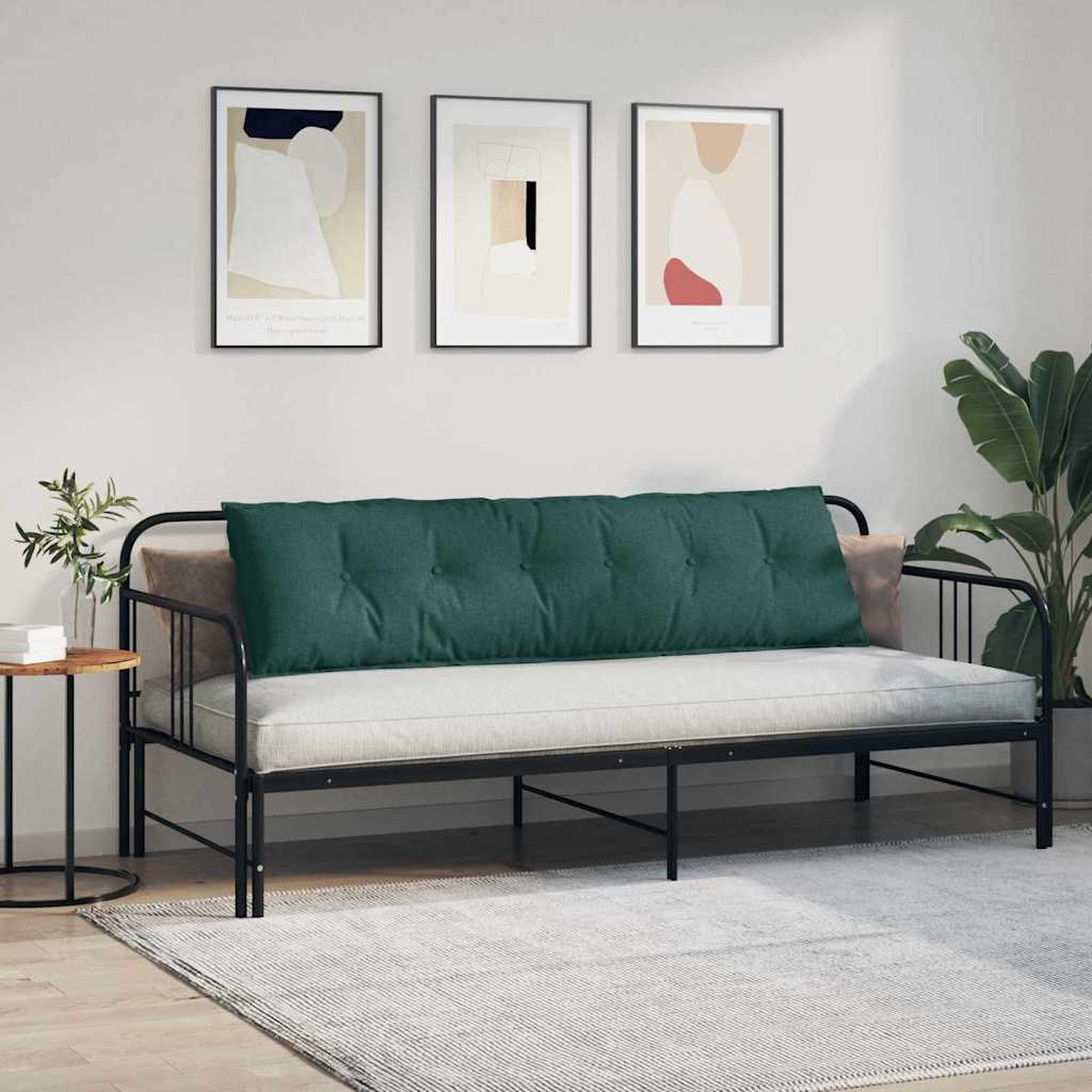 Rückenkissen Hellgrau 50 x 19 x 45 cm Stoff
