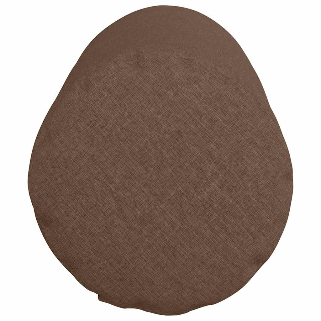 Bolsterkissen 2 Stück Hellgrau Ø 15 x 40 cm Stoff