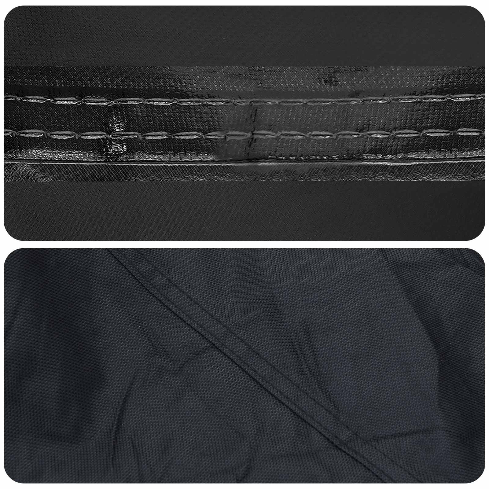 Tischdecken Uni Schwarz 122 x 72 x 15 cm Stoff
