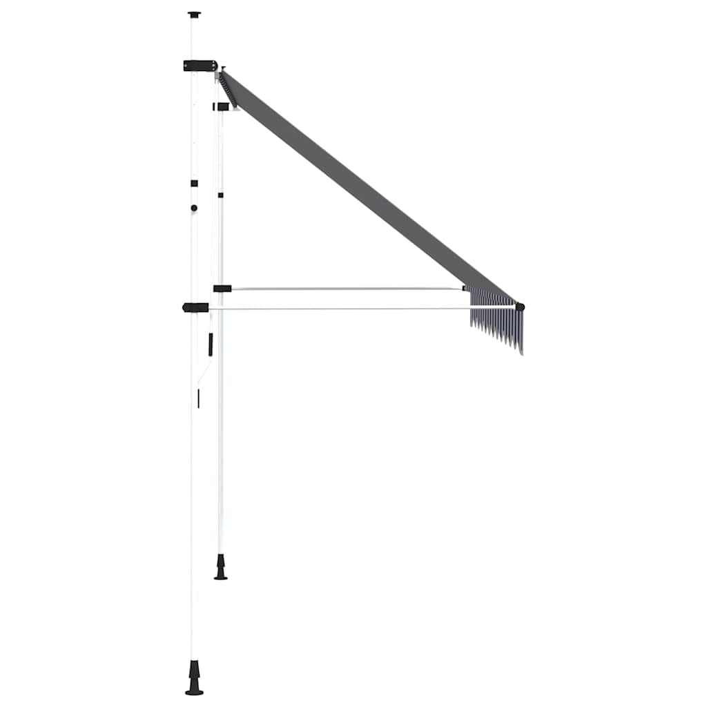Einziehbare Markise Handbetrieben 150 cm Anthrazit