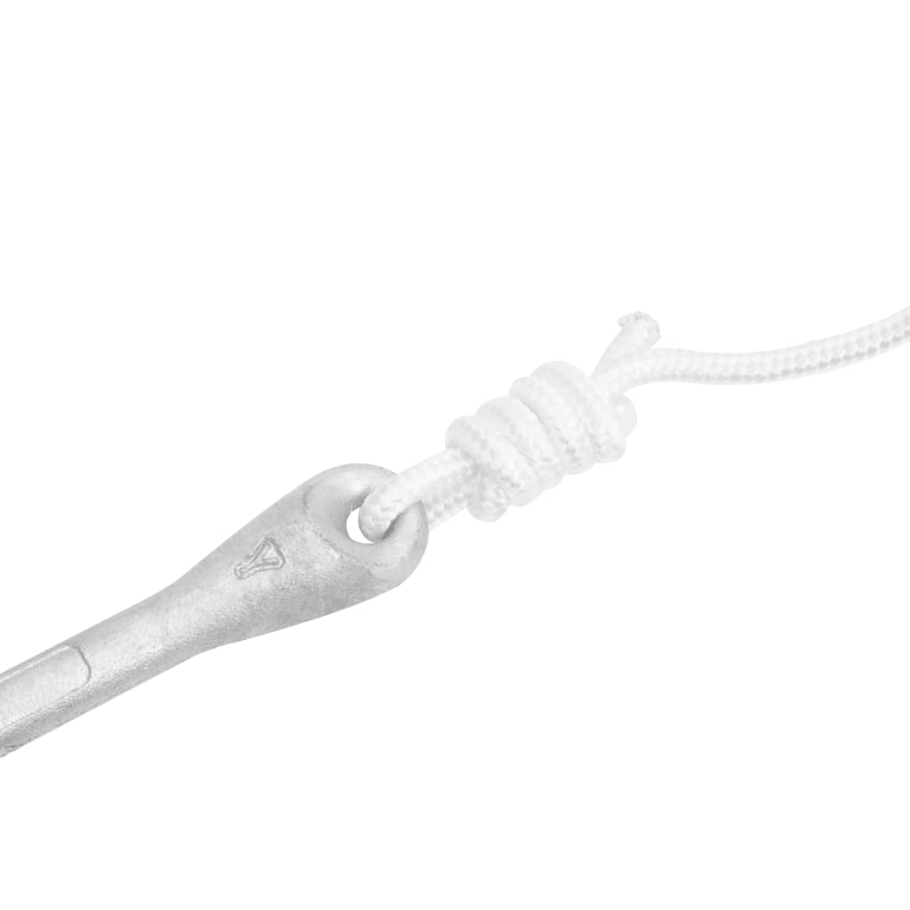 Klappanker Silber 0,7 kg Feuerverzinktes Gusseisen