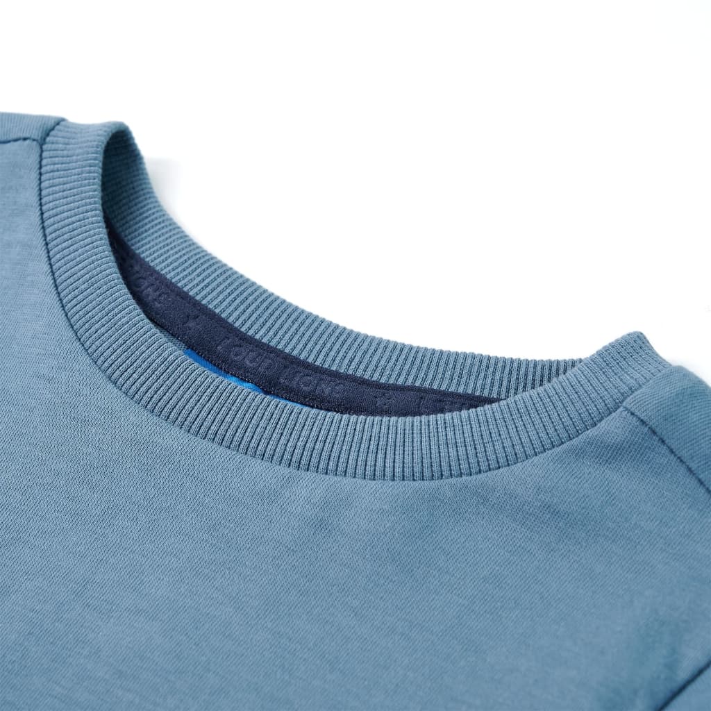 Kinder-Langarmshirt Dunkelgrün 92