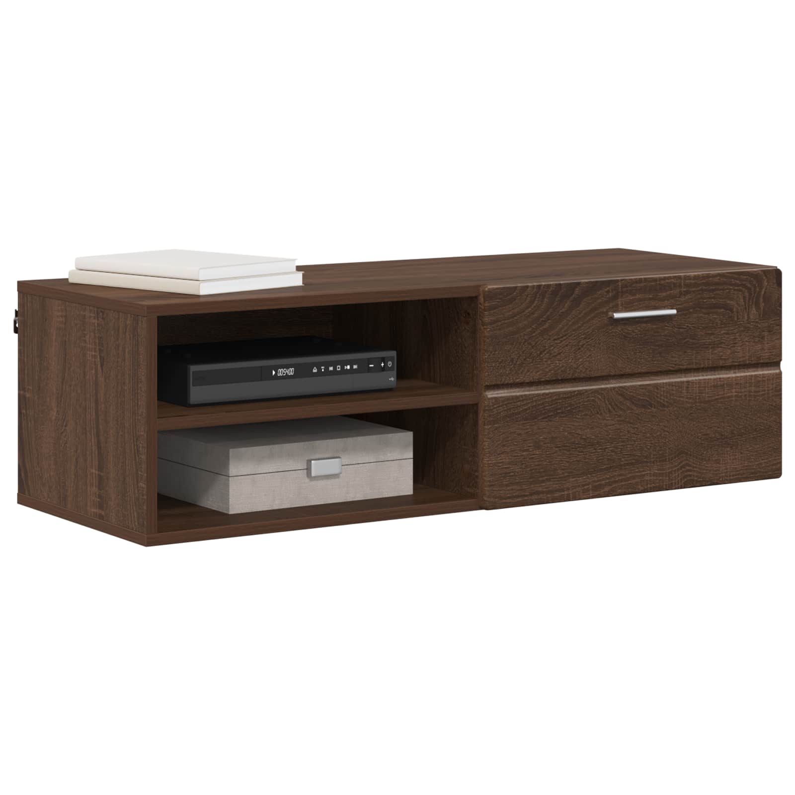 Highboard mit Regal FLORIN Weiß 60 x 35 x 182 cm Holzwerkstoff