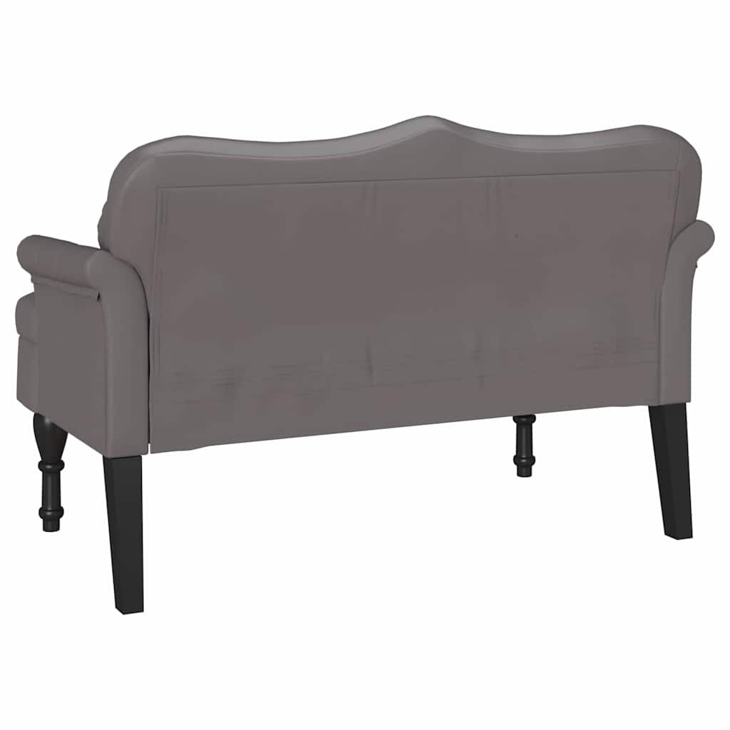 Chesterfield Bank Creme 120,5 x 65 x 75 cm Kunstleder