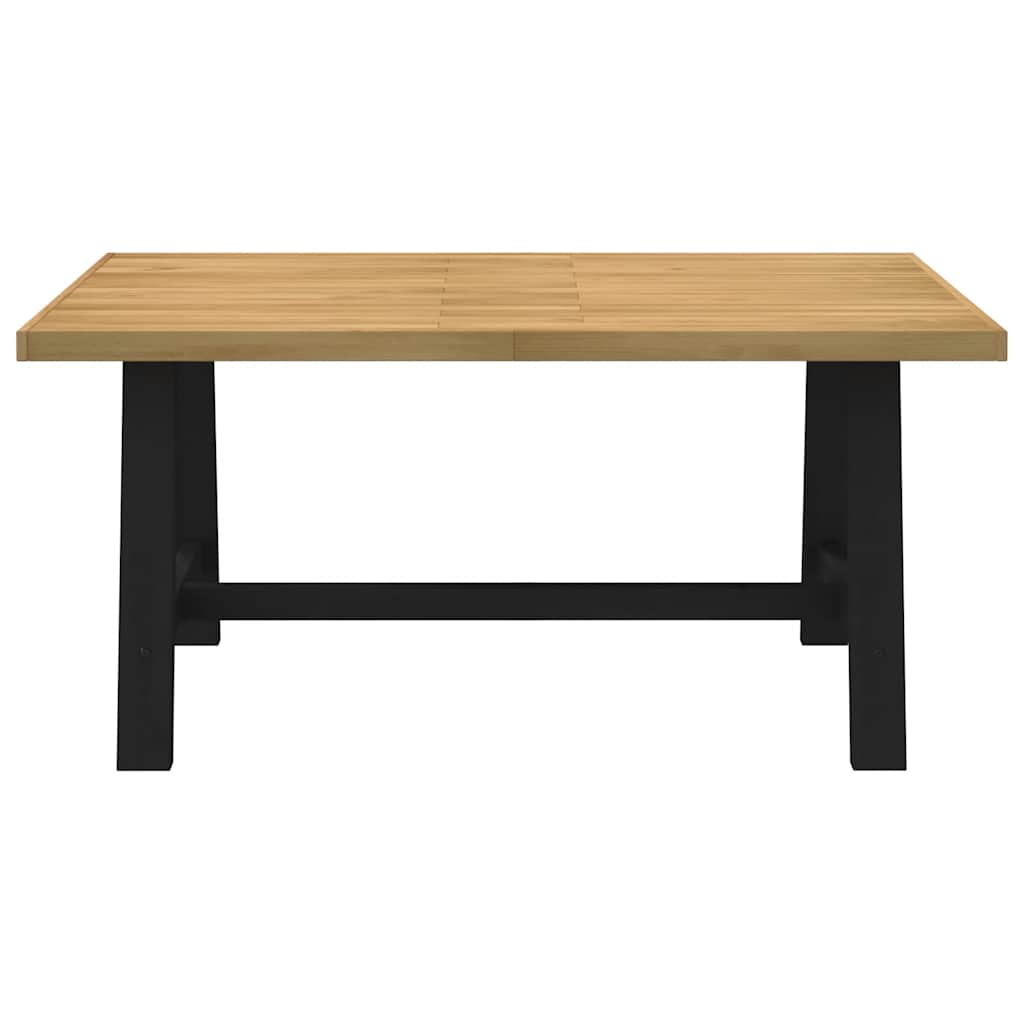 Esstisch NOAIN U-Form-Beine 180x90x75 cm Massivholz Kiefer