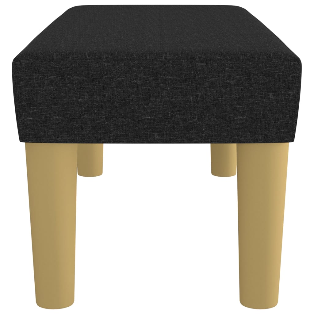 Sitzbank Hellgrau 70x30x30 cm Stoff