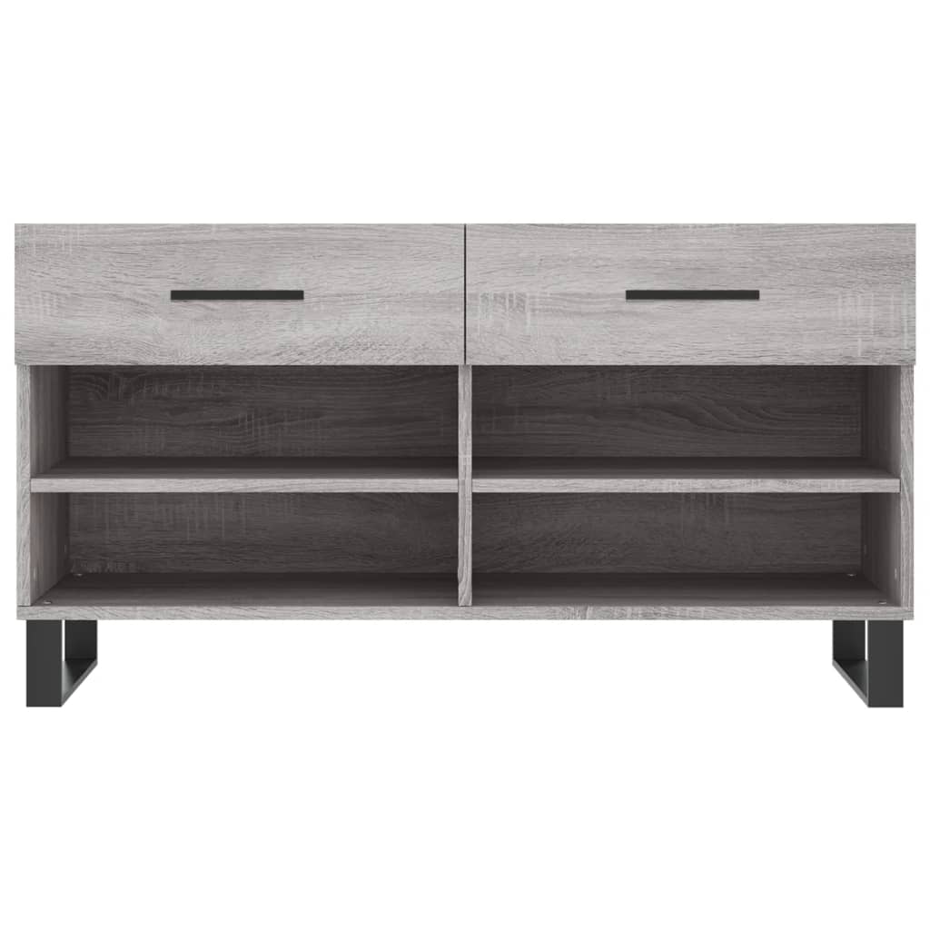 Schuhbank Weiß 102x35x55 cm Holzwerkstoff