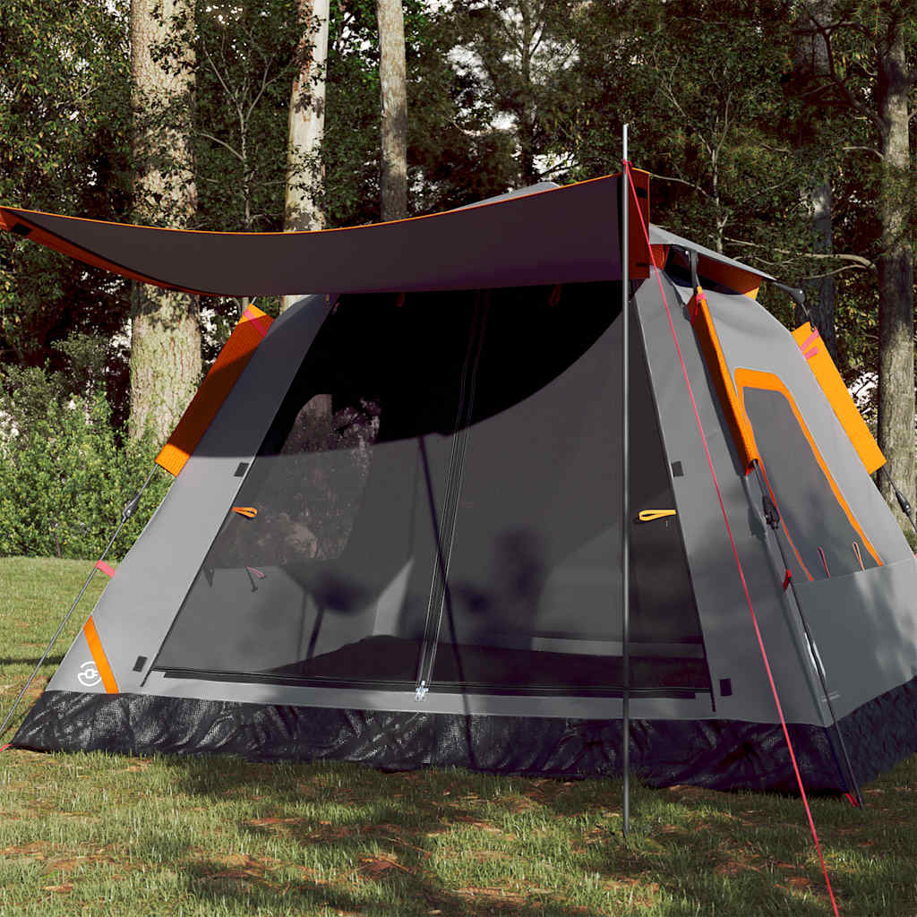 Kuppel-Campingzelt 4 Personen Grün Quick Release