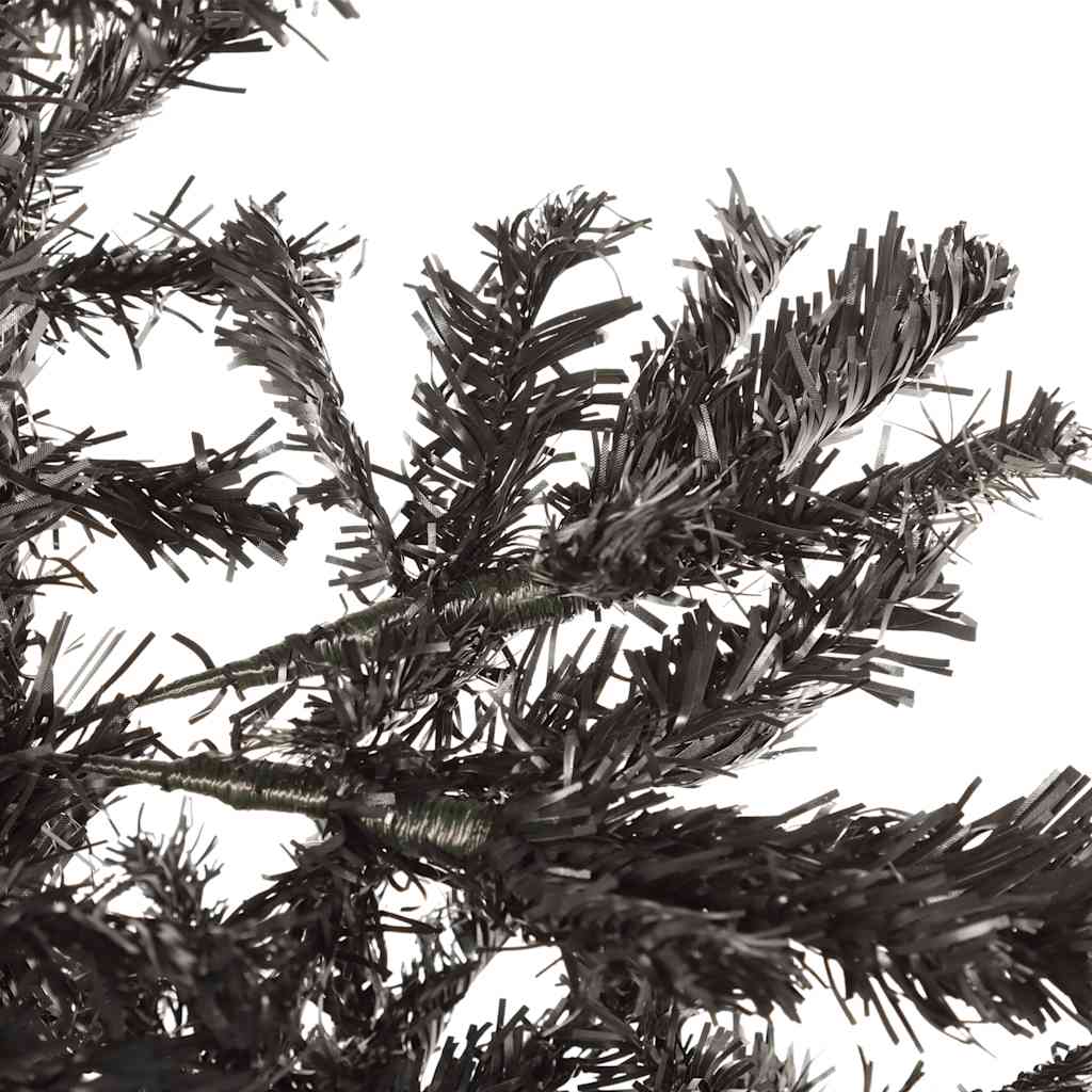 Schlanker Weihnachtsbaum Schwarz 150 cm