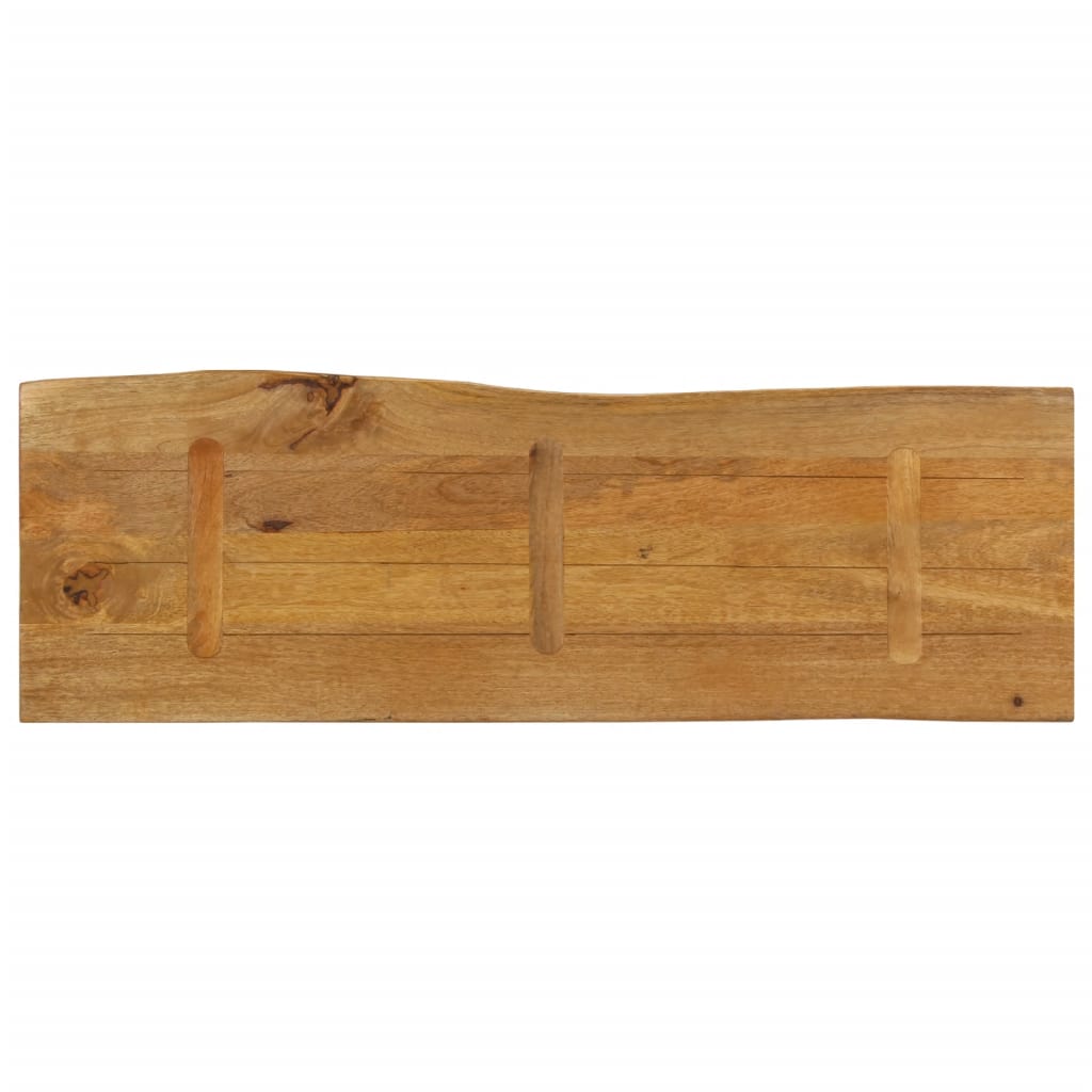 Tischplatte 40x40x2,5 cm Rechteckig Massivholz Akazie Baumkante