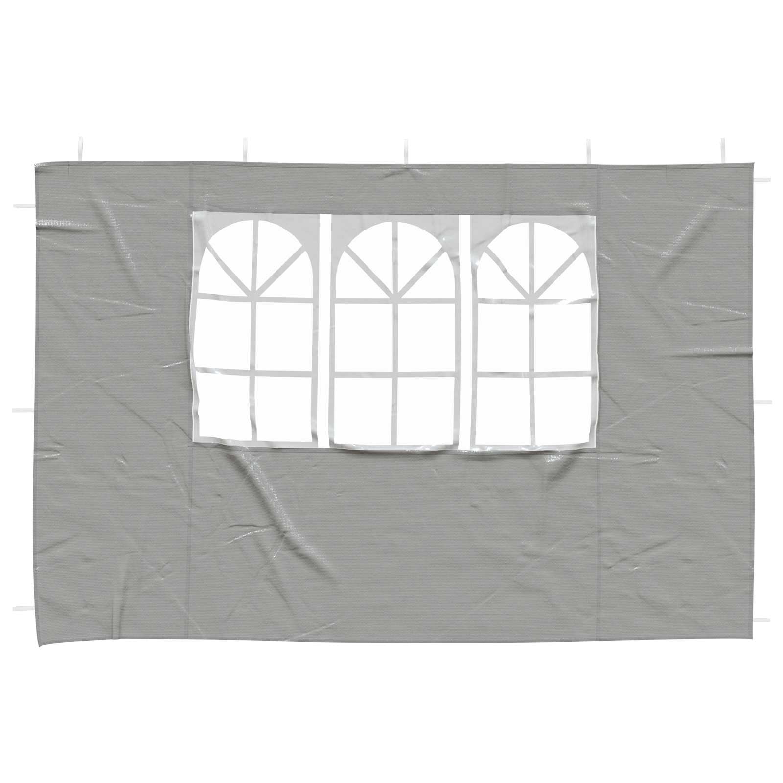 Party Zelt Seitenteil 2 pcs 300 x 195 cm Rot PE und Stahl