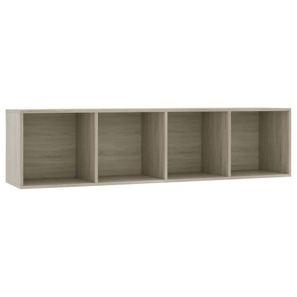 Bücherregal/TV-Schrank Weiß 143×30×36 cm